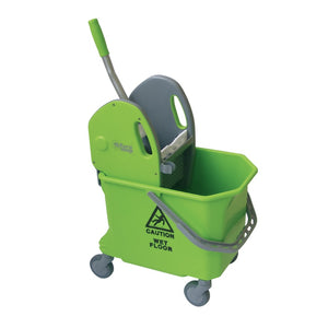 Single Bucket Trolley 18L with Speed Wringer | Manual Floor Care | Advanced Cleaning supplies