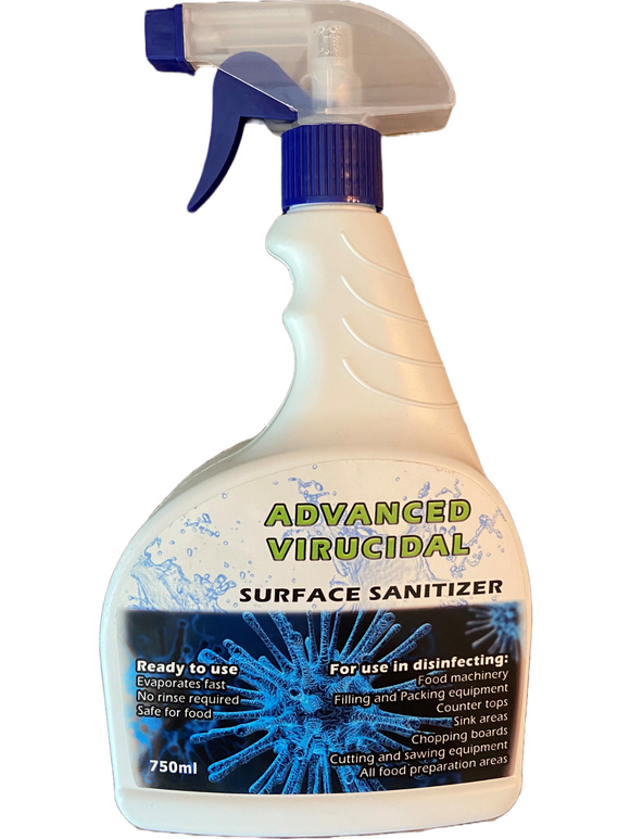Advanced Virucidal Surface Sanitizer (food safe)